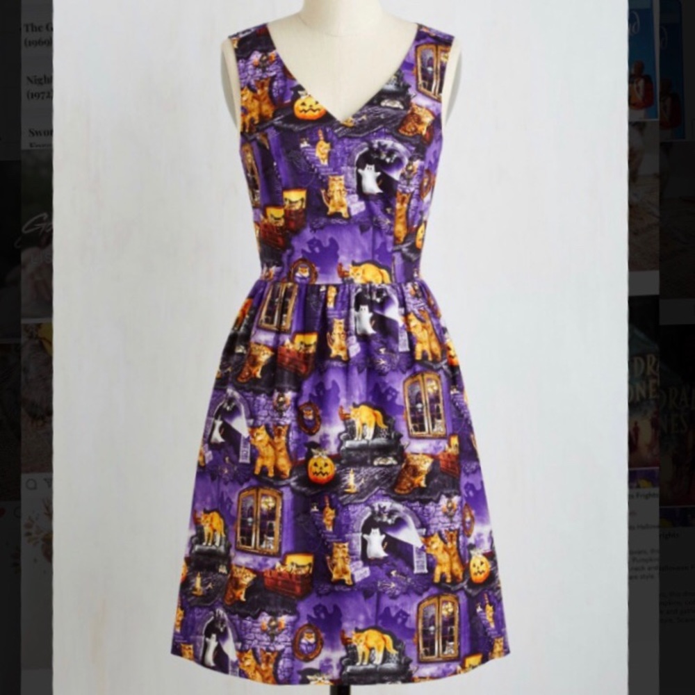 ModCloth Spirit in the Fright Dress